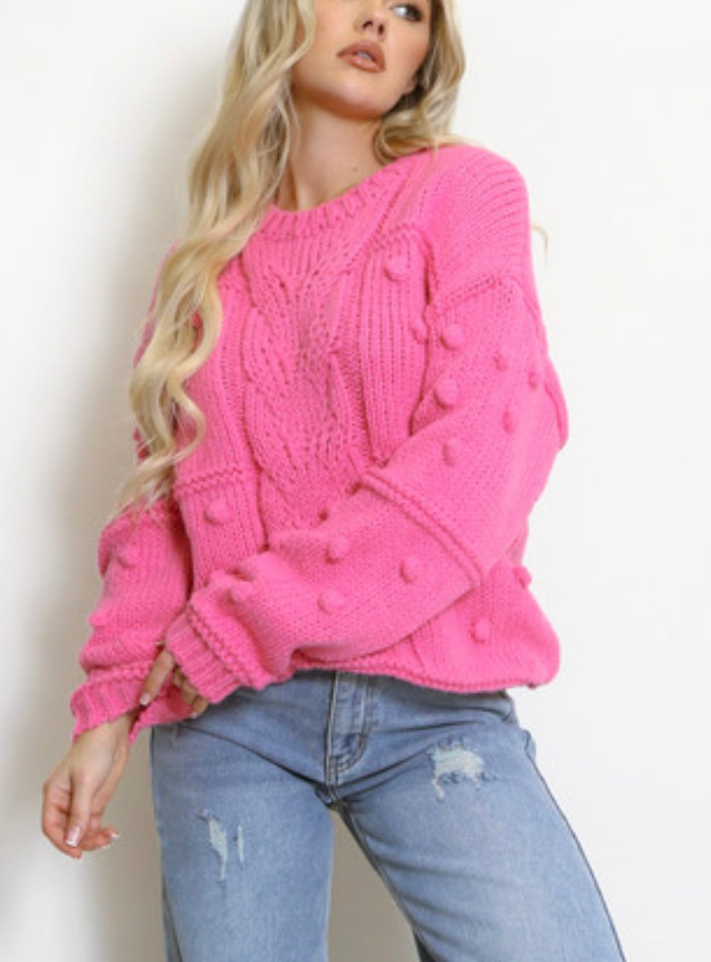 Chunky Pom Pom Jumper